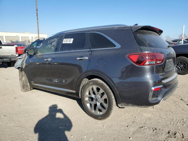 5XYPKDA54KG539194 - 2019 KIA SORENTO SX GRAY photo 2