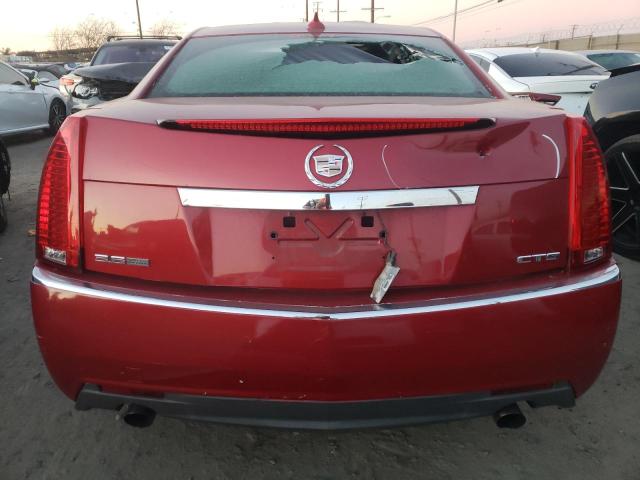 1G6DU57V990135823 - 2009 CADILLAC CTS HI FEA RED photo 6