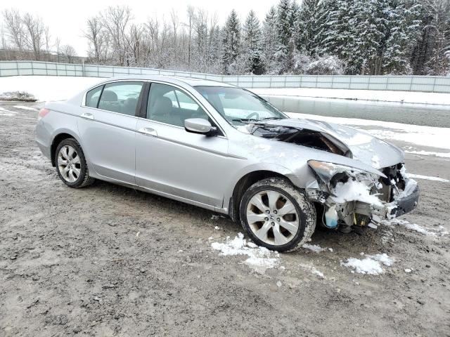 1HGCP36868A000423 - 2008 HONDA ACCORD EXL SILVER photo 4