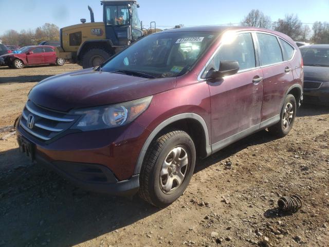 5J6RM4H34EL021239 - 2014 HONDA CR-V BURGUNDY photo 1