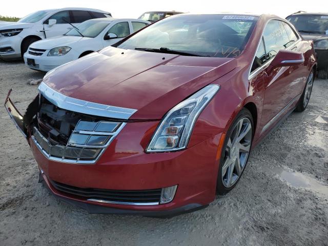 1G6RS1E43EU601389 - 2014 CADILLAC ELR LUXURY RED photo 2