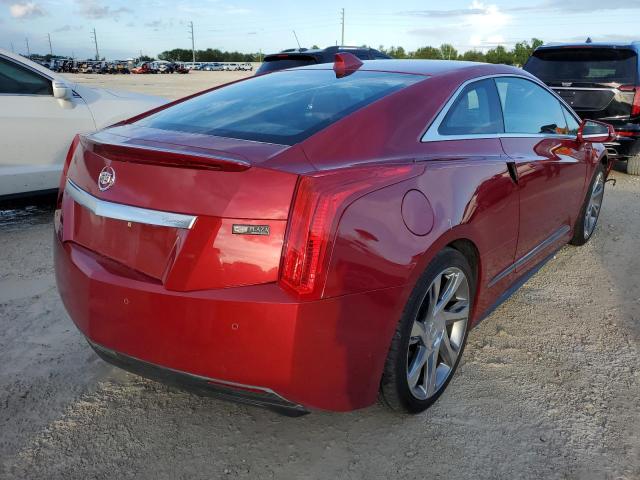 1G6RS1E43EU601389 - 2014 CADILLAC ELR LUXURY RED photo 4