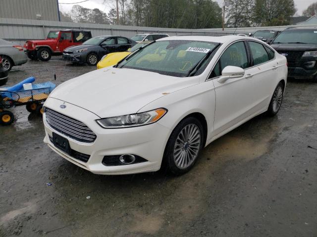 3FA6P0K95DR309072 - 2013 FORD FUSION TIT WHITE photo 2