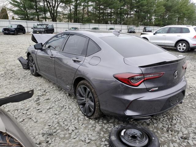 19UUB6F50MA007002 - 2021 ACURA TLX TECH A GRAY photo 2