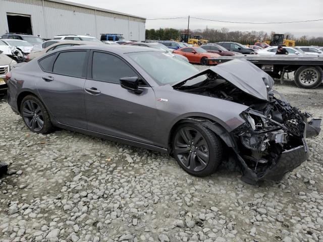 19UUB6F50MA007002 - 2021 ACURA TLX TECH A GRAY photo 4