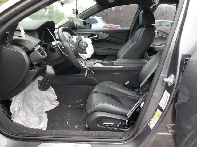 19UUB6F50MA007002 - 2021 ACURA TLX TECH A GRAY photo 7