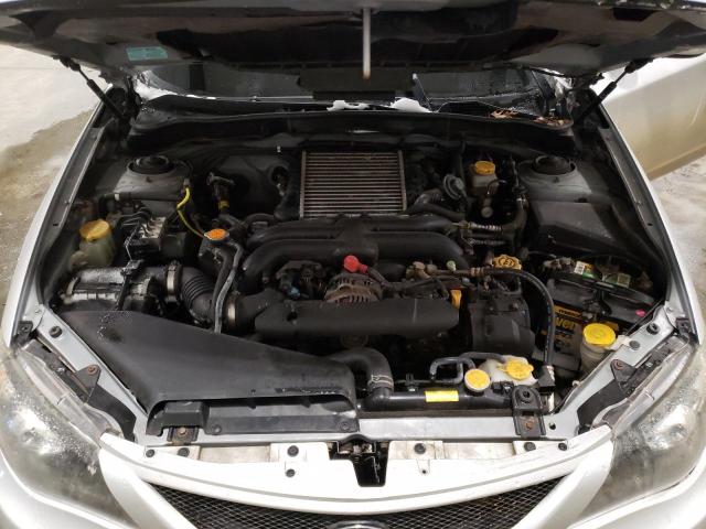 JF1GE74628G514545 - 2008 SUBARU IMPREZA WR SILVER photo 11