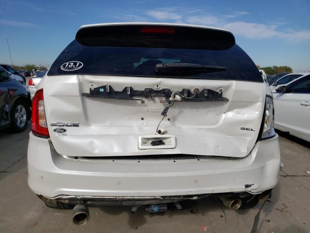 2FMDK3JC9DBA63880 - 2013 FORD EDGE SEL WHITE photo 6