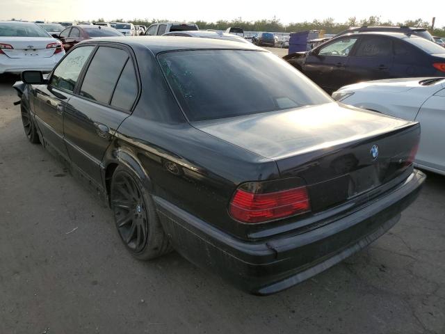 WBAGG83471DN88283 - 2001 BMW 740 I AUTO BLACK photo 3