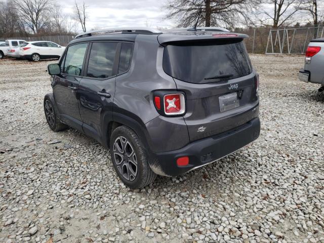 ZACCJADT6GPD13126 - 2016 JEEP RENEGADE LIMITED  photo 3