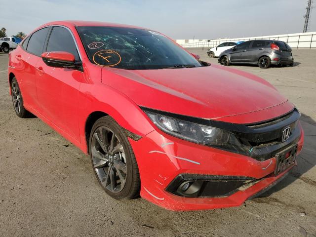 2HGFC2F80MH503279 - 2021 HONDA CIVIC SPOR 红色 照片 1