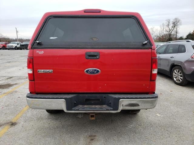 1FTPX14584KC81593 - 2004 FORD F150 RED photo 6