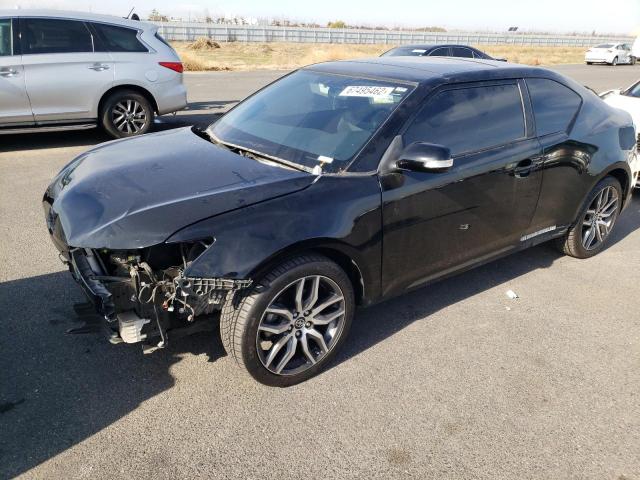 JTKJF5C78GJ020308 - 2016 TOYOTA SCION TC BLACK photo 1