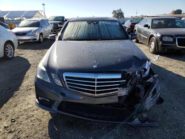 WDDHF2EB0BA300888 - 2011 MERCEDES-BENZ E 350 BLUE BLACK photo 5