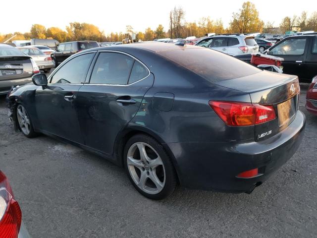 JTHBK262672057856 - 2007 LEXUS IS 250 BLACK photo 2