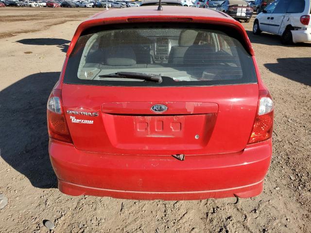 KNAFE161965347725 - 2006 KIA SPECTRA5 RED photo 6