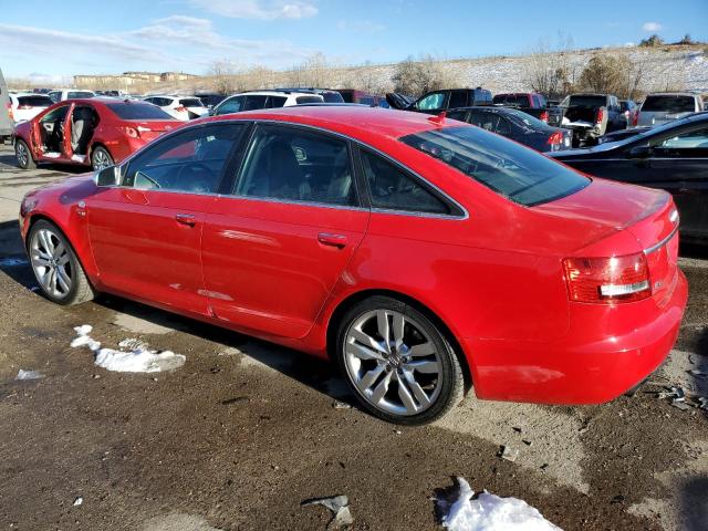 WAUGN74FX7N033296 - 2007 AUDI S6 QUATTRO RED photo 2