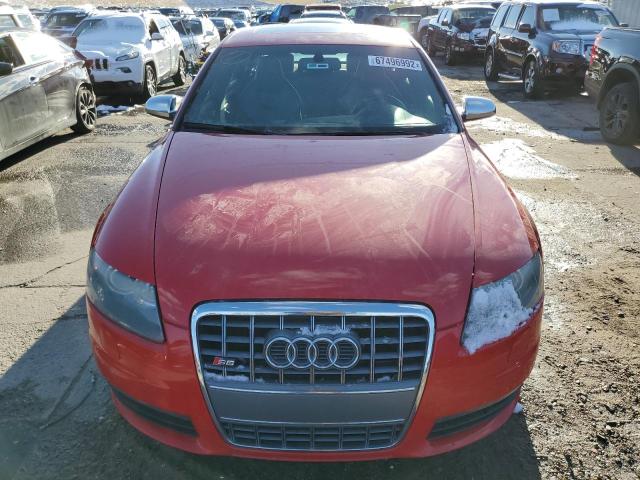 WAUGN74FX7N033296 - 2007 AUDI S6 QUATTRO RED photo 5