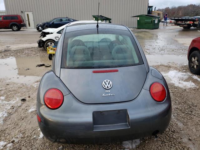 3VWCP21C32M414593 - 2002 VOLKSWAGEN NEW BEETLE GRAY photo 6