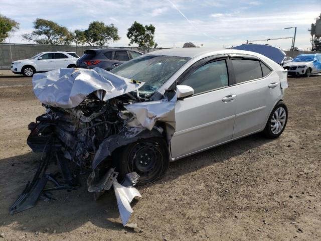 2T1BURHE1HC847094 - 2017 TOYOTA COROLA SILVER photo 1