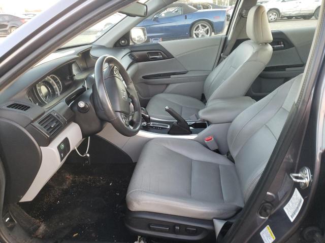 1HGCR3F80EA006708 - 2014 HONDA ACCORD EXL GRAY photo 7