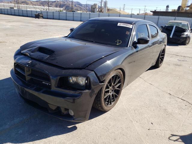 2B3LA73W27H700306 - 2007 DODGE CHARGER SR BLACK photo 1