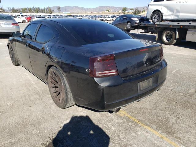 2B3LA73W27H700306 - 2007 DODGE CHARGER SR BLACK photo 2