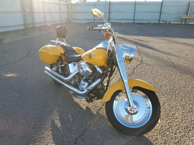 1HD1BMY111Y042603 - 2001 HARLEY-DAVIDSON FLSTF YELLOW photo 1