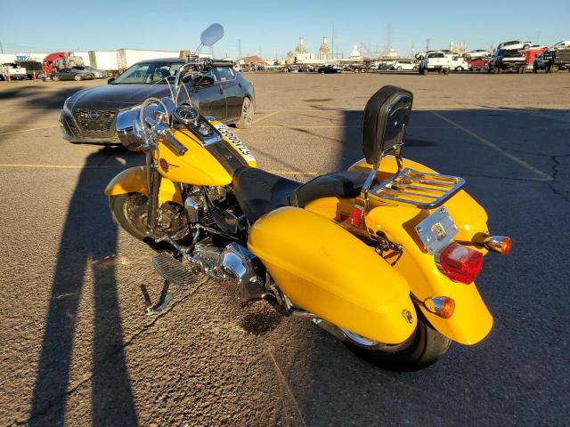 1HD1BMY111Y042603 - 2001 HARLEY-DAVIDSON FLSTF YELLOW photo 3