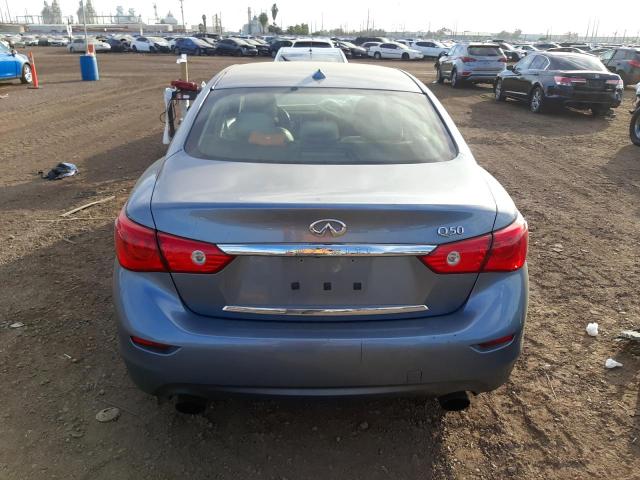 JN1EV7AP5HM740078 - 2017 INFINITI Q50 PREMIU BLUE photo 6