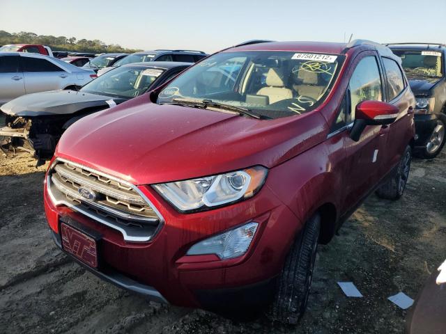 MAJ3S2KE9KC261081 - 2019 FORD ECOSPORT T RED photo 1