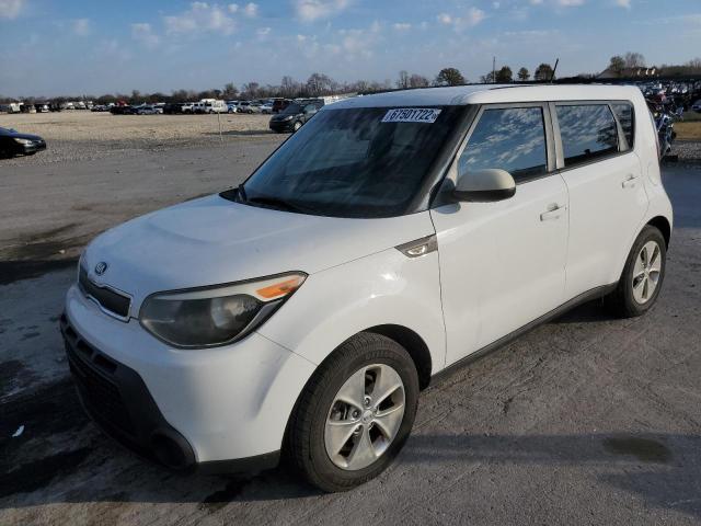 KNDJN2A27E7062883 - 2014 KIA SOUL WHITE photo 1