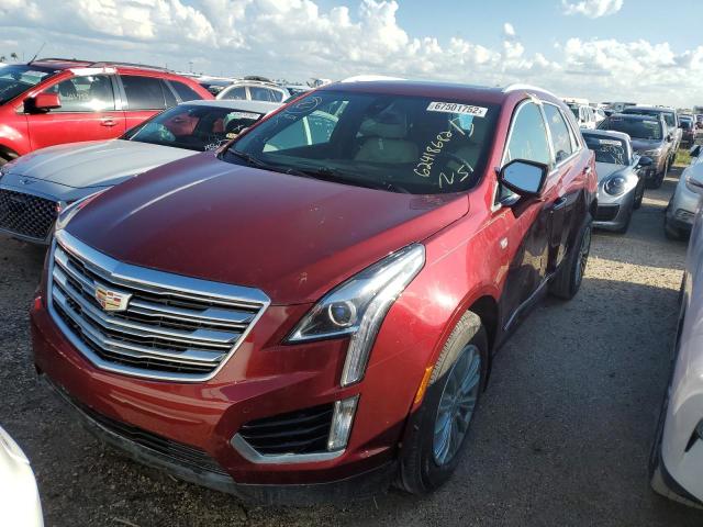 1GYKNBRS0HZ259387 - 2017 CADILLAC XT5 LUXURY RED photo 2