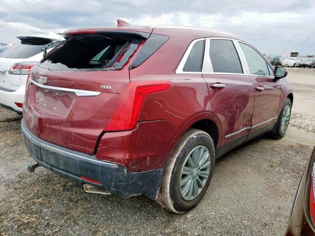 1GYKNBRS0HZ259387 - 2017 CADILLAC XT5 LUXURY RED photo 4