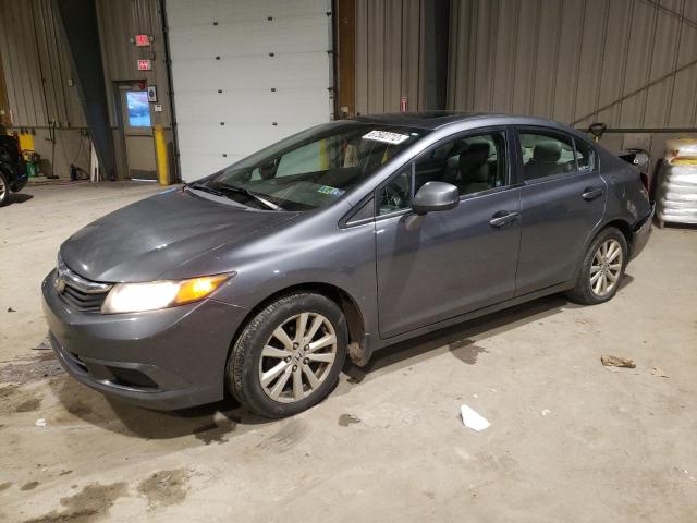 19XFB2F91CE311454 - 2012 HONDA CIVIC EXL رمادي صورة 1