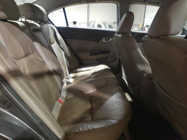19XFB2F91CE311454 - 2012 HONDA CIVIC EXL رمادي صورة 10
