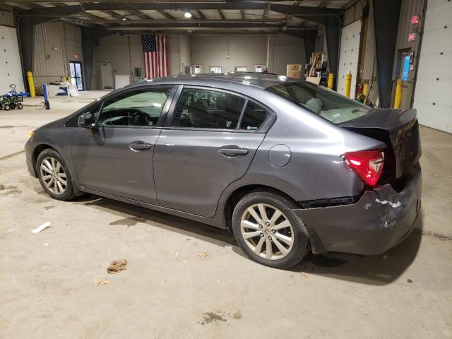 19XFB2F91CE311454 - 2012 HONDA CIVIC EXL رمادي صورة 2