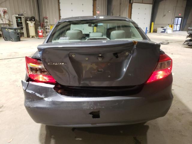 19XFB2F91CE311454 - 2012 HONDA CIVIC EXL رمادي صورة 6