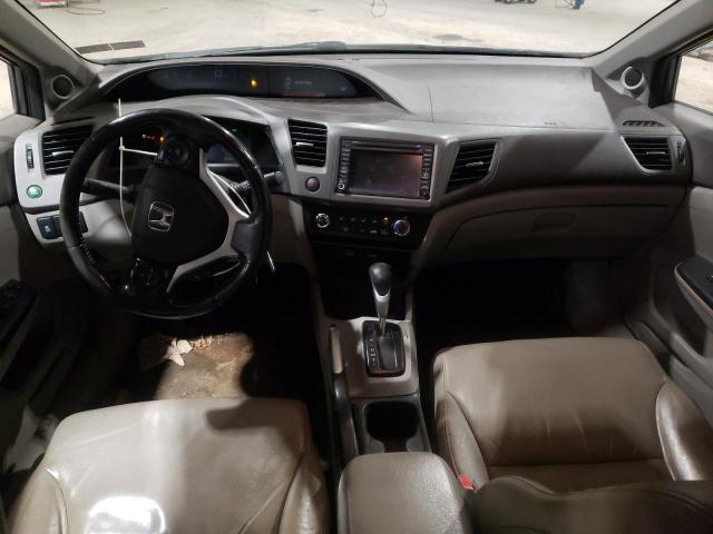 19XFB2F91CE311454 - 2012 HONDA CIVIC EXL رمادي صورة 8