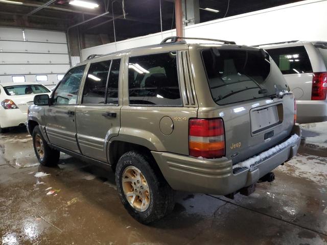 1J4GZ78Y5VC523506 - 1997 JEEP GRAND CHER GRAY photo 2