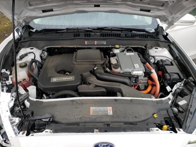 3FA6P0RU0KR212787 - 2019 FORD FUSION TIT WHITE photo 7