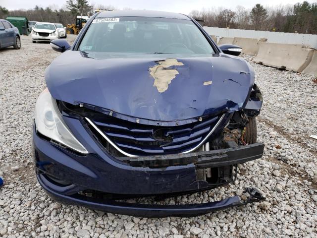 5NPEB4AC9EH869027 - 2014 HYUNDAI SONATA GLS BLUE photo 5