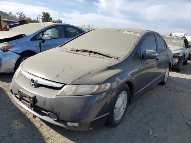 JHMFA36266S014935 - 2006 HONDA CIVIC HYBR BLUE photo 1