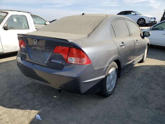 JHMFA36266S014935 - 2006 HONDA CIVIC HYBR BLUE photo 3