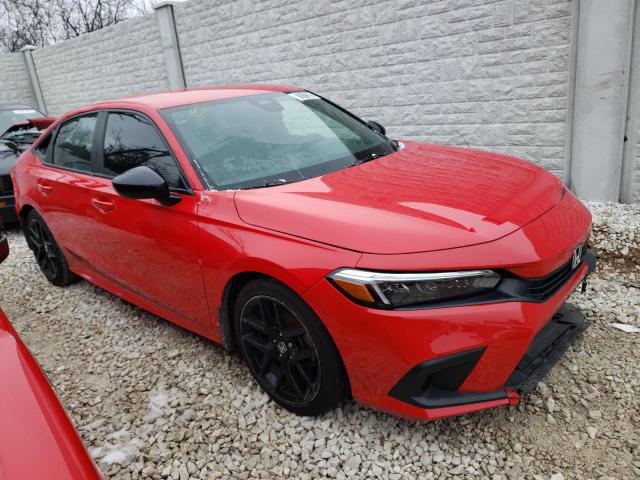 2HGFE2F56NH501540 - 2022 HONDA CIVIC SPOR 红色 照片 4