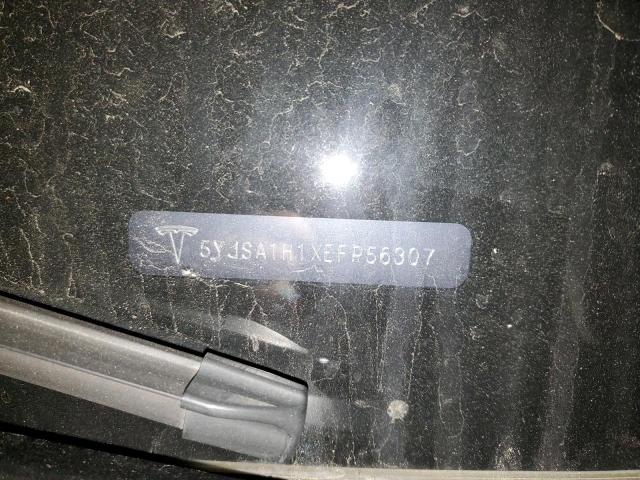 5YJSA1H1XEFP56307 - 2014 TESLA MODEL S Կապույտ լուսանկար 12