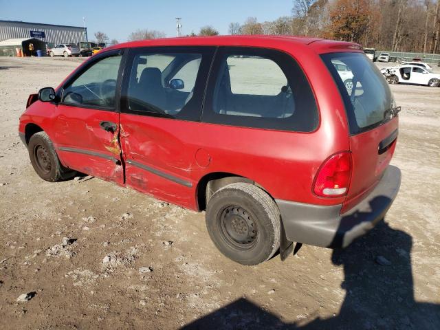 2P4FP2539WR743755 - 1998 PLYMOUTH VOYAGER RED photo 2