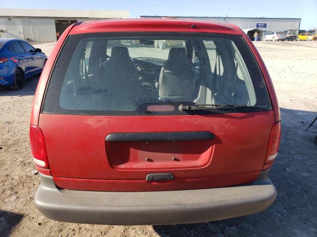 2P4FP2539WR743755 - 1998 PLYMOUTH VOYAGER RED photo 6
