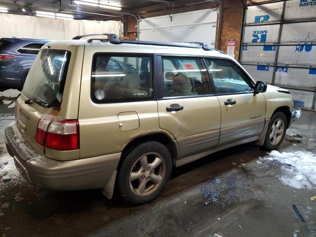 JF1SF65531H736597 - 2001 SUBARU FORESTER S ბეჟი ფოტო 3