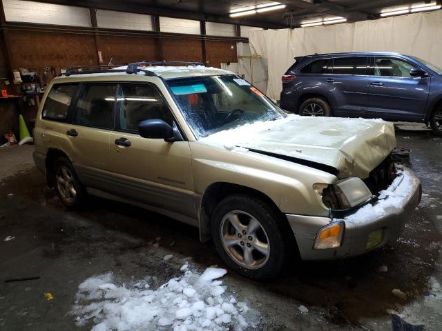 JF1SF65531H736597 - 2001 SUBARU FORESTER S ბეჟი ფოტო 4